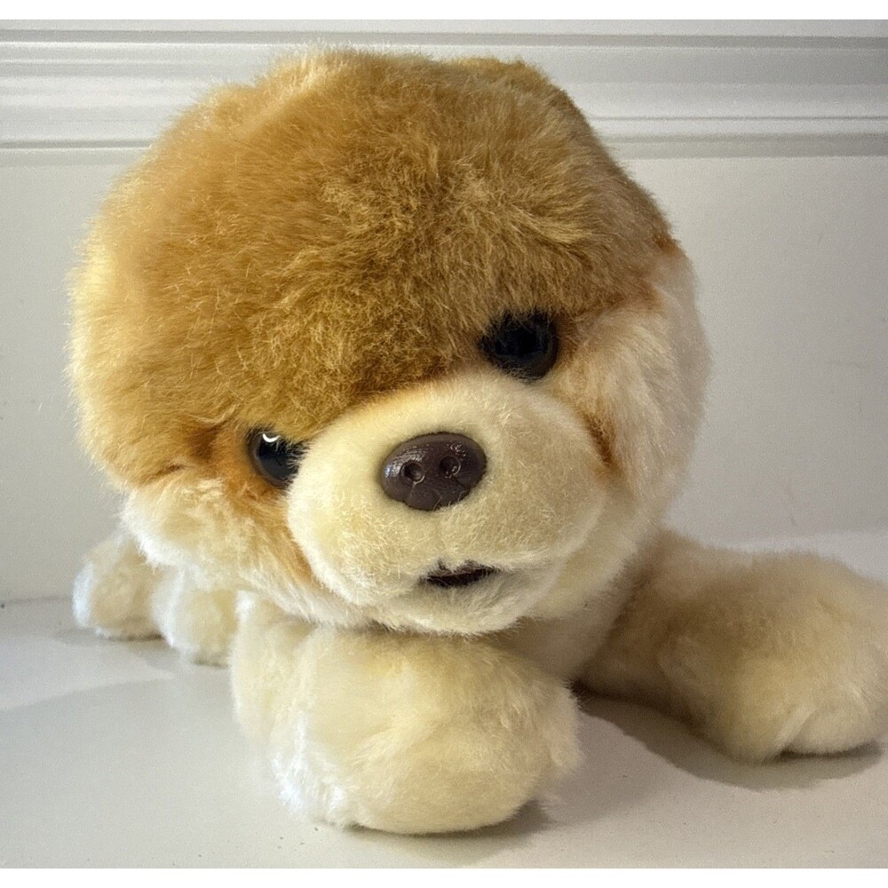 GUND Boo Worlds Cutest Dog Plush Stuffed Animal Brown Cute Fluffy Pomeranian 14"